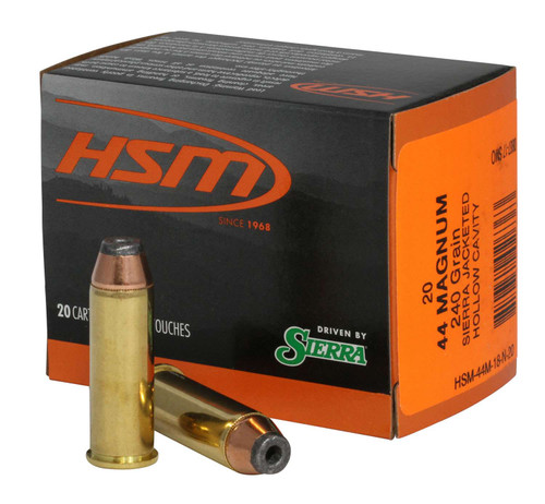 HSM 44M18N20 Pro Pistol 44 Rem Mag 240 gr Jacketed Hollow Cavity