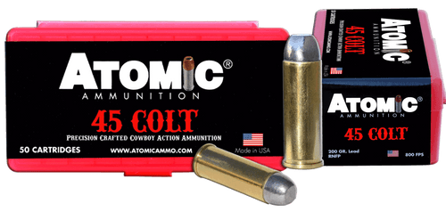 Atomic 45 Colt 200gr Lead Round Nose Flat Point Ammo