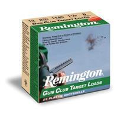 Remington Ammunition GC12L8 Gun Club 12 Gauge (12 ga.)  2.75 in. 1 1/8 oz 8 Shot