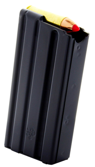 DuraMag SS 5-Round 450 Bushmaster AR-15 Magazine Black with Black Follower Detachable