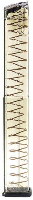 ETS Group GLK1840 Glock 17/19/34 40-Round Extended 9mm Luger Clear Polymer Handgun Magazine