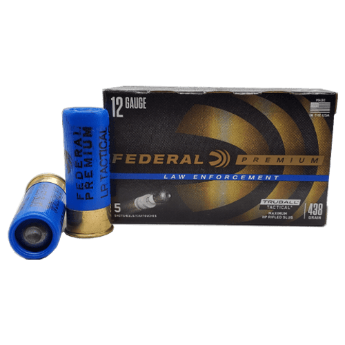 Federal Law Enforcement 12 Gauge Ammo 2-3/4 Tactical TruBall Rifled Slug Low Recoil