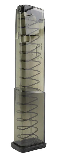 ETS Group SMKGLK43X19 19rd Extended 9mm Luger Glock 43X/48 Pistol Magazine Smoke Polymer