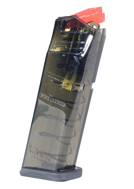 ETS Group OMGSG932015 Omega 15rd 9mm Fits Sig P320 Translucent Smoke