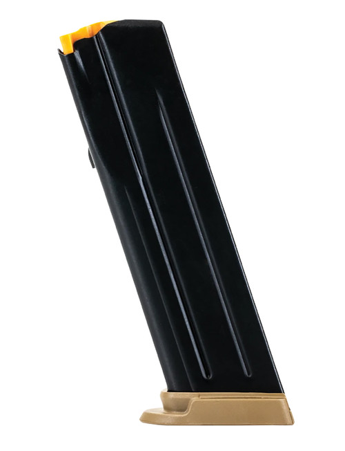 FN 201003461 509 17-Round 9mm Luger Magazine Black/FDE Stainless Steel
