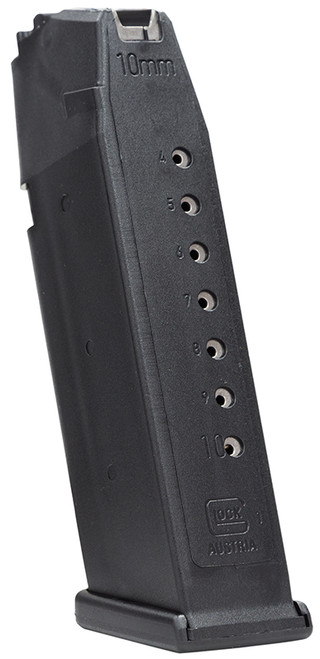Glock MF10020 G20 10-Round 10mm Auto Black Polymer Magazine