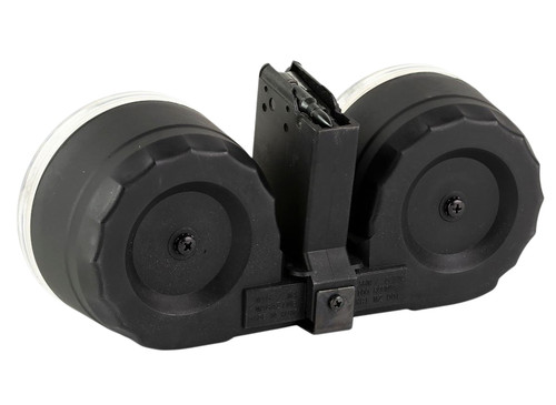 KCI USA KCIMZ067 100-Round Drum Rifle Magazine 5.56/223 Black