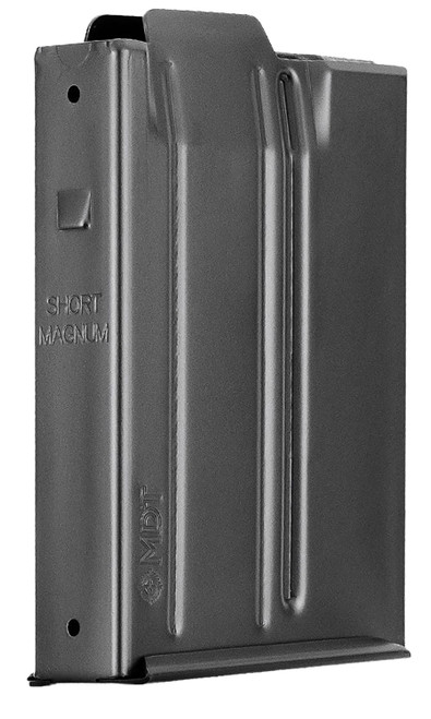 MDT AICS 7rd Magazine 6.5 PRC / 300 WSM Short Action Magnum Black Steel