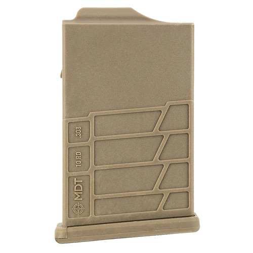 MDT AICS 10rd Extended Magazine .308 Win / 6.5 Creedmoor Short Action FDE Polymer