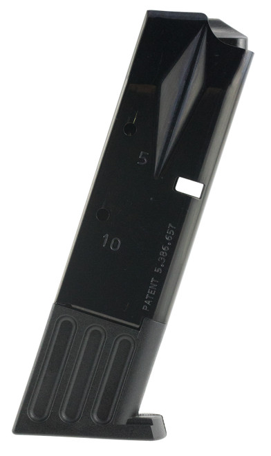 Mec-Gar MGSW5910B Standard Blued Detachable 10-Round 9mm Luger Magazine for S&W 659/5900/910/915