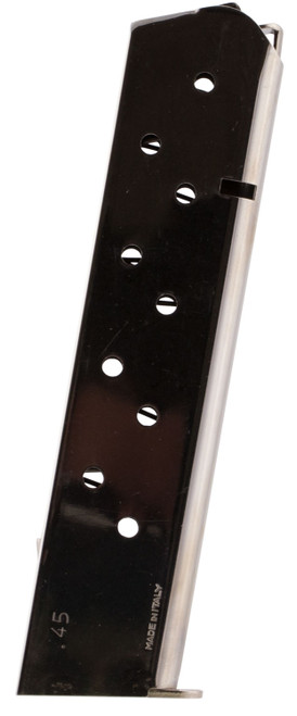 Mec-Gar MGCG4510N 10-Round .45 ACP 1911 Government Extended Magazine Nickel Carbon Steel