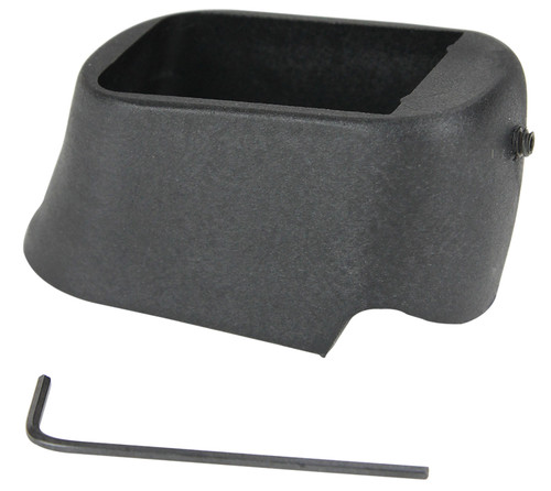 Pachmayr 03853 Mag Sleeve Compatible w/ Glock 20/21 Mags To Fit Glock 29/30 Models, Black Polymer