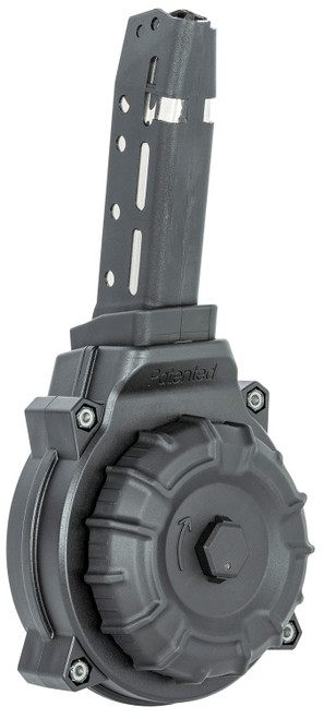 ProMag DRMA37 40rd Drum Magazine .45 ACP Compatible with Glock 30/21 Black DuPont Zytel Polymer