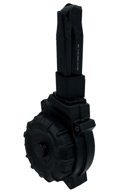 ProMag DRMA100 50-Round Drum Magazine 9mm for Ruger Max-9 Black Polymer