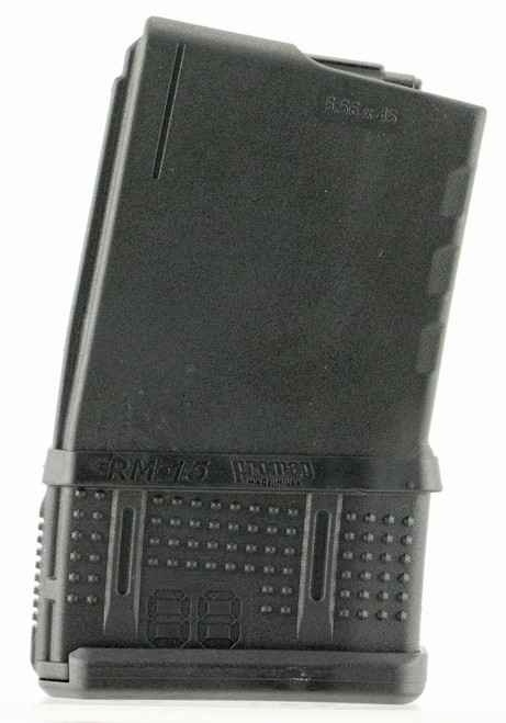 ProMag RM15 15-Round Detachable 5.56x45mm AR-15 Magazine with Roller Follower Black Zytel Polymer