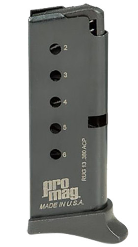 ProMag RUG13 Ruger LCP 6-Round .380 ACP Blued Steel Magazine