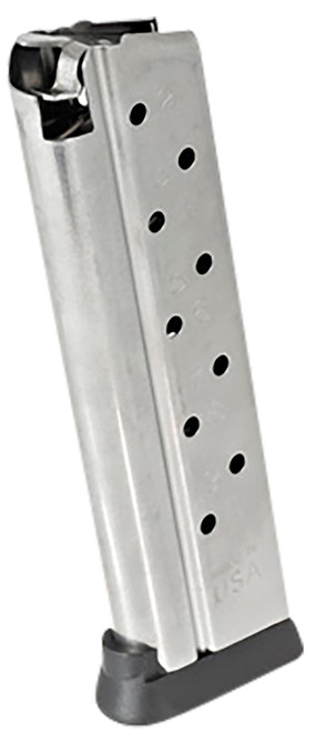 Ruger 90666 SR1911 Competition 10rd 9mm Luger Stainless Steel Pistol Magazine