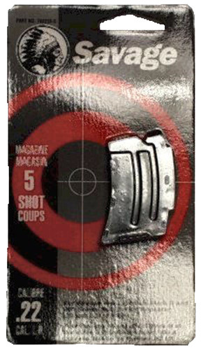 Savage Arms 90005 MKII 5-Round .22 LR/.17 Mach 2 Blued Steel Magazine