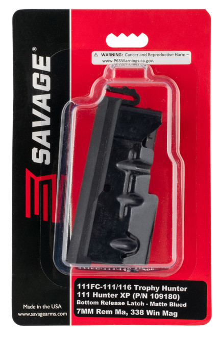 Savage Arms 55253 Axis Blued Detachable 3-Round Magazine 7mm Rem Mag/338 Win Mag