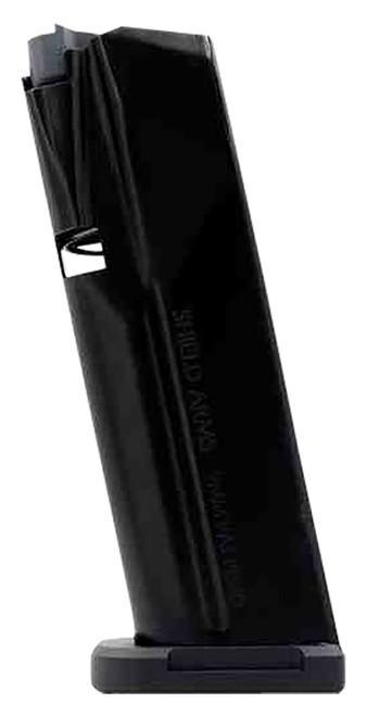 Shield Arms S15ME5INSG3BLK S15 Gen 3 15rd Magazine w/ +5rd Extension (20rd Total) for Glock 43X/48 – Black Nitride Steel
