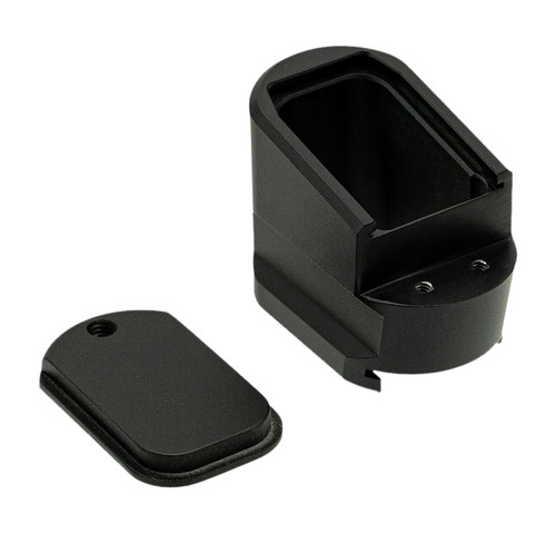 Shield Arms MPME5BLK Magazine Extension 5rd Compatible w/ Shield Arms M&P 2.0 Black Anodized Aluminum