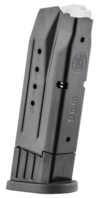 Smith & Wesson 3011499 M&P M2.0 Compact 10-Round 9mm Luger Blued Steel Magazine