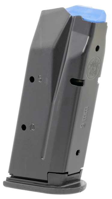 Smith & Wesson 3015282 CSX 10-Round 9mm Luger Black Stainless Steel Magazine