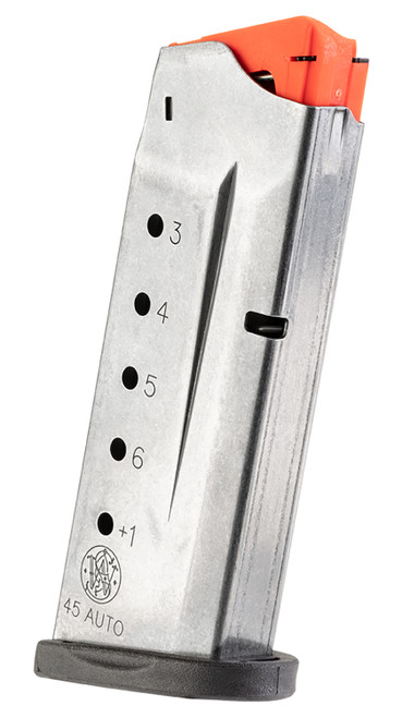 Smith & Wesson M&P Shield 6-Round .45 ACP Stainless Steel Magazine