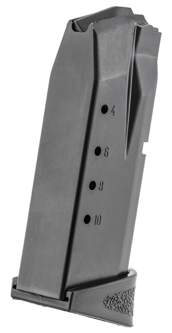 Smith & Wesson 194550000 M&P Compact 10rd 40S&W Blued Steel Magazine with Finger Rest