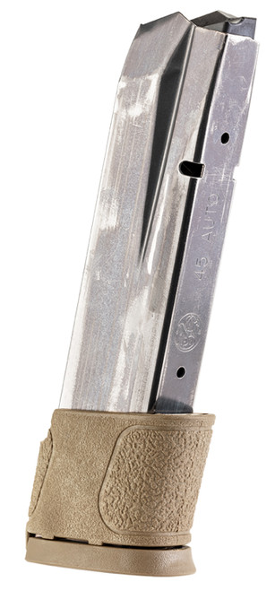 Smith & Wesson M&P 14-Round 45ACP Magazine with Brown Floor Plate, Steel