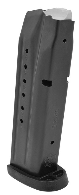 Smith & Wesson 3000247 M&P 15rd 9mm Luger Blued Steel Handgun Magazine