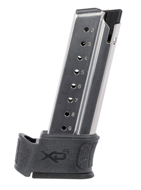 Springfield Armory XDSG09061Y XD-S Mod2 9-Round 9mm Luger SS/Gray Stainless Steel Magazine