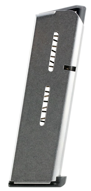 Wilson Combat 47CHV 1911 7rd .45 ACP+P Magazine Lo-Profile Steel Floor Plate Stainless