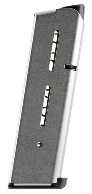 Wilson Combat 47DC 1911 Government 8rd .45 ACP Magazine Lo-Profile Steel Floor Plate Stainless