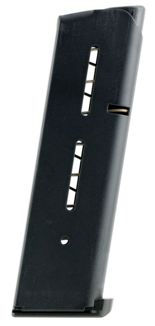Wilson Combat 47DCB 1911 Government 8rd .45 ACP Magazine Lo-Profile Steel Floor Plate Black Stainless