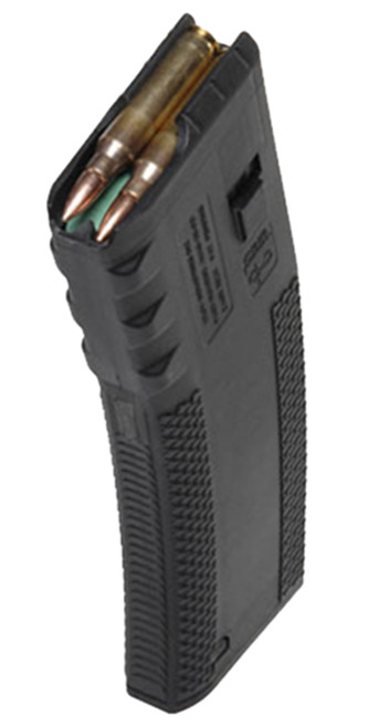 Troy Industries SMAGSIN00BT00 BattleMag 30-Round .223 Rem/5.56x45mm AR-15/M16/M4/SCAR/HK416 Magazine Black Polymer