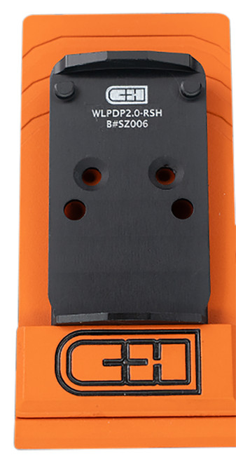 C&H Precision WLPDP2.0RSH Walther PDP 2.0 Optic Adapter Plate Trijicon/Holosun Pattern Footprint Black Anodized