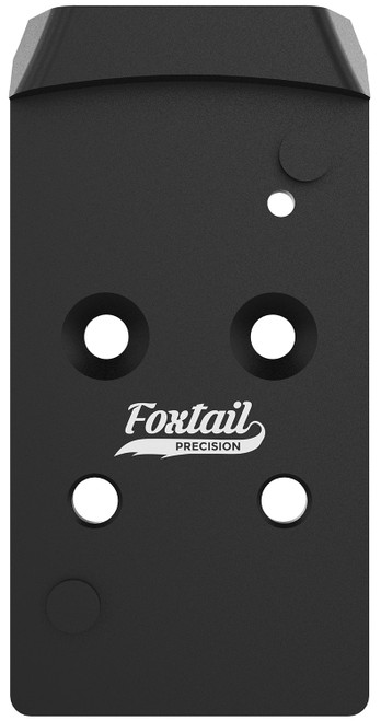Foxtail Precision 100017 Rear Sight Dovetail Optic Adapter Plate for CZ P10 Holosun 407/507k Black Anodized