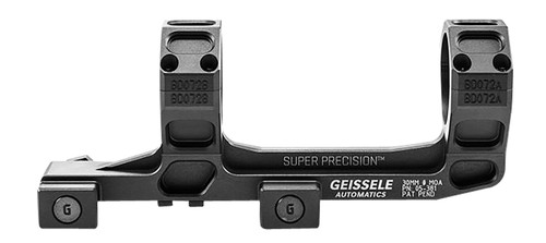 Geissele Automatics 05381B AR15 Super Precision Scope Mount Ring Combo Black Anodized