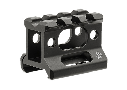Leapers MTRSX1S 3-Slot Picatinny Riser Mount 1.57in Matte Black Anodized Aluminum