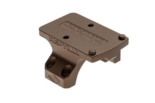 Reptilia 100028 ROF-90 FDE Anodized RMR Offset Mount for 30mm Geissele Super Precision