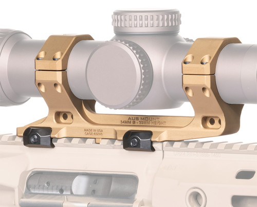Reptilia 100155 AUS Optic Mount FDE 34mm Tube Picatinny Rail