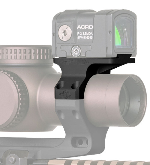 Reptilia ROF-90 34mm Black 7075-T6 Aluminum Offset Optic Mount for AR-15