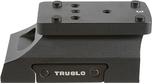 TruGlo TGTG8977B Universal Red Dot Sight Riser Mount Black Anodized