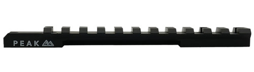 Weatherby J010006 PEAK 44 Picatinny Rail Matte Black Aluminum for Weatherby Vanguard Short Action 20 MOA