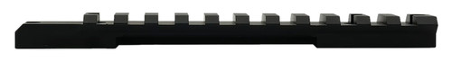 Weatherby J010001 PEAK 44 Picatinny Rail Black Aluminum for Mark V Magnum 9-Lug Action 20 MOA