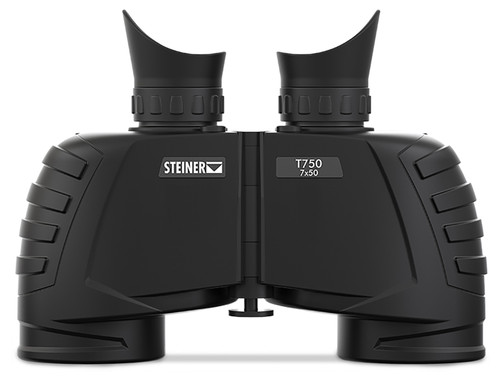 Steiner 2052 T750 Tactical 7x50mm Porro Prism Binocular, Sports-Auto Focus, Black Makrolon w/Rubber Armor