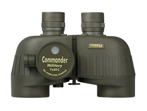 Steiner 2690 M750rc Reticle & Compass 7x50mm Binocular, Range Finding Reticle, Floating Prism, Sports-Auto Focus, OD Green Makrolon w/Rubber Armor