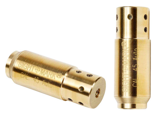 Sightmark SM39017 Red Laser Boresight for 45 ACP Brass with Battery Pack and Carrying Case