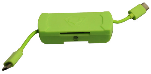 HME HMESDCRAND Android Memory Card Reader Micro USB & USB Up To 256GB Black/Green